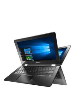 Lenovo Yoga 300 Intel&Reg; Celeron&Trade; Processor, 2Gb Ram, 32Gb Hard Drive, 11.6 Inch Touchscreen 2-In-1 Laptop - White